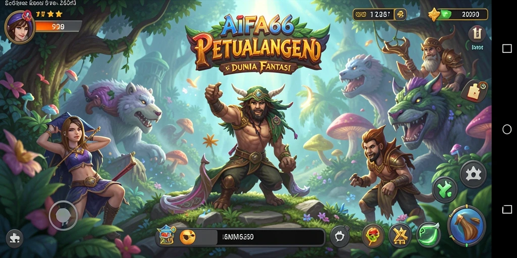 Screenshot AIFA66 menampilkan aksi petualangan dalam dunia fantastis yang mendebarkan.