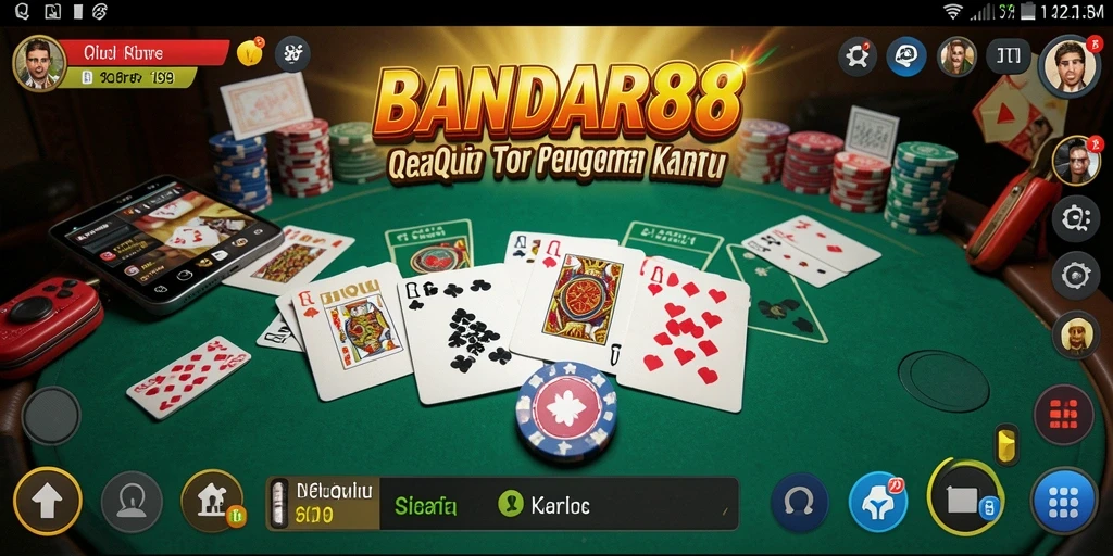 Tampilan gameplay seru di BANDAR88 dengan interaksi sosial.