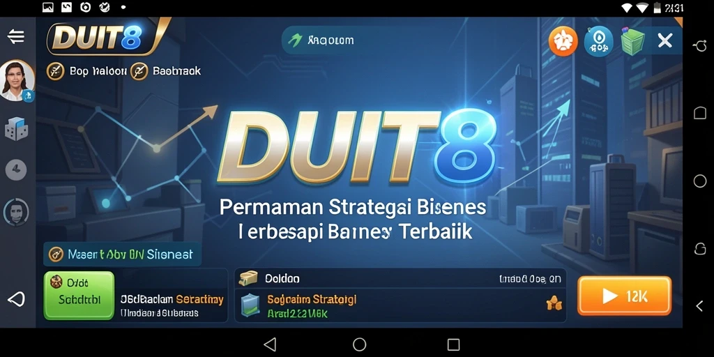 Screenshot gameplay DUIT8 yang menampilkan strategi bisnis yang menarik.