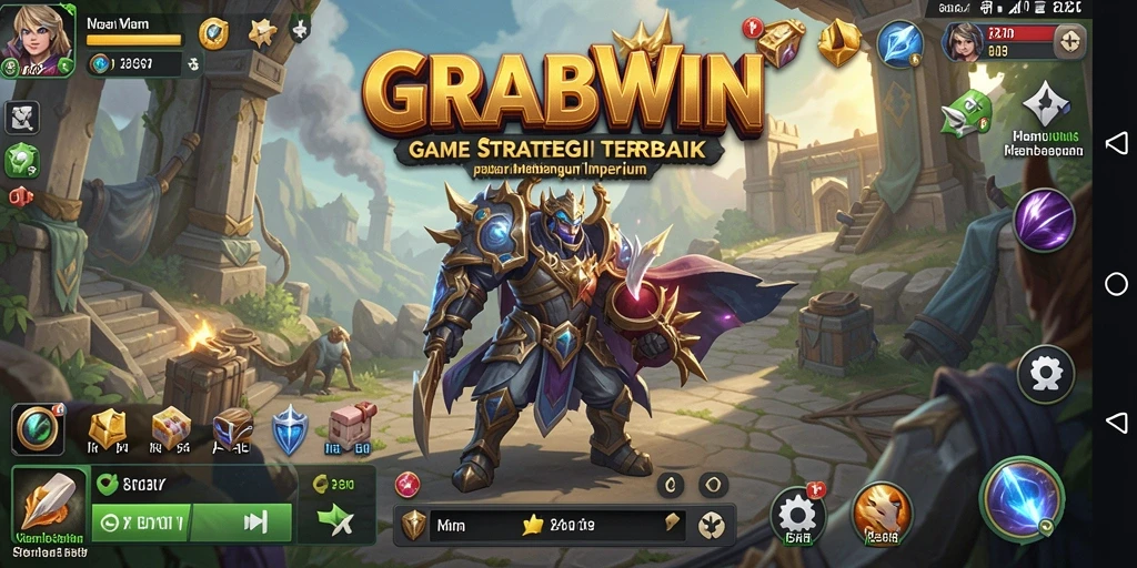 Tampilan screenshot gameplay GRABWIN dengan taktik strategi yang menarik.