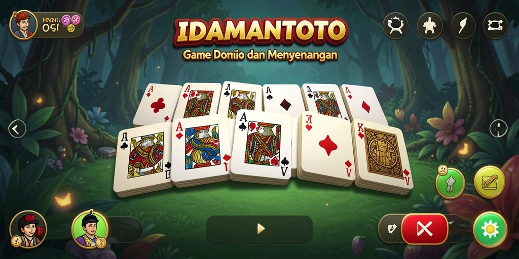 Screenshot gameplay IDAMANTOTO yang menunjukkan keseruan permainan Domino.