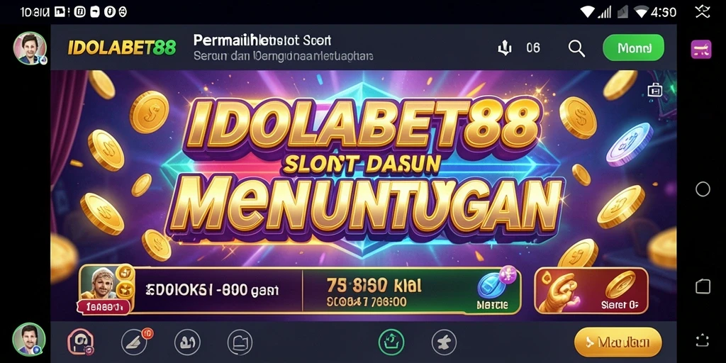 Gameplay menarik dalam IDOLABET88 dengan berbagai tema slot.