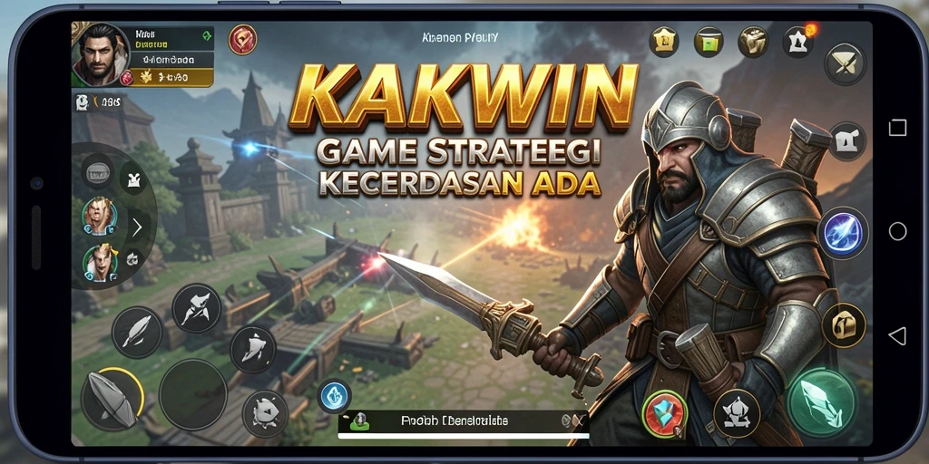 Screenshot gameplay KAKWIN yang menunjukkan strategi dalam aksi.