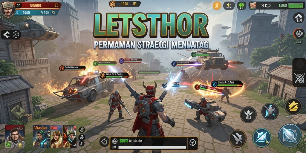 Gameplay epik di LETSTHOR dengan taktik mendalam.
