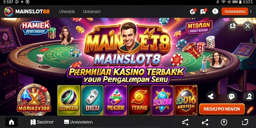 Tampilan gameplay seru dari MAINSLOT88 dengan berbagai pilihan slot.